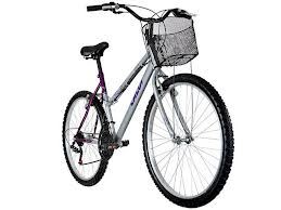 bicicleta femenina com cestinha